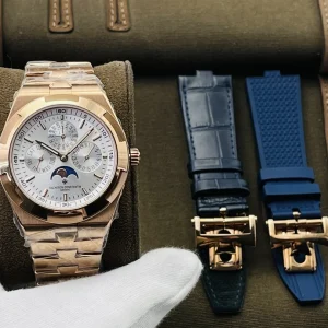 Replica Vacheron Constantin Overseas 4300V/120R-B064 8F Factory Gold Bezel